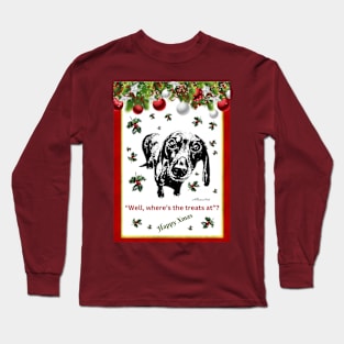 Xmas Dachshund Long Sleeve T-Shirt